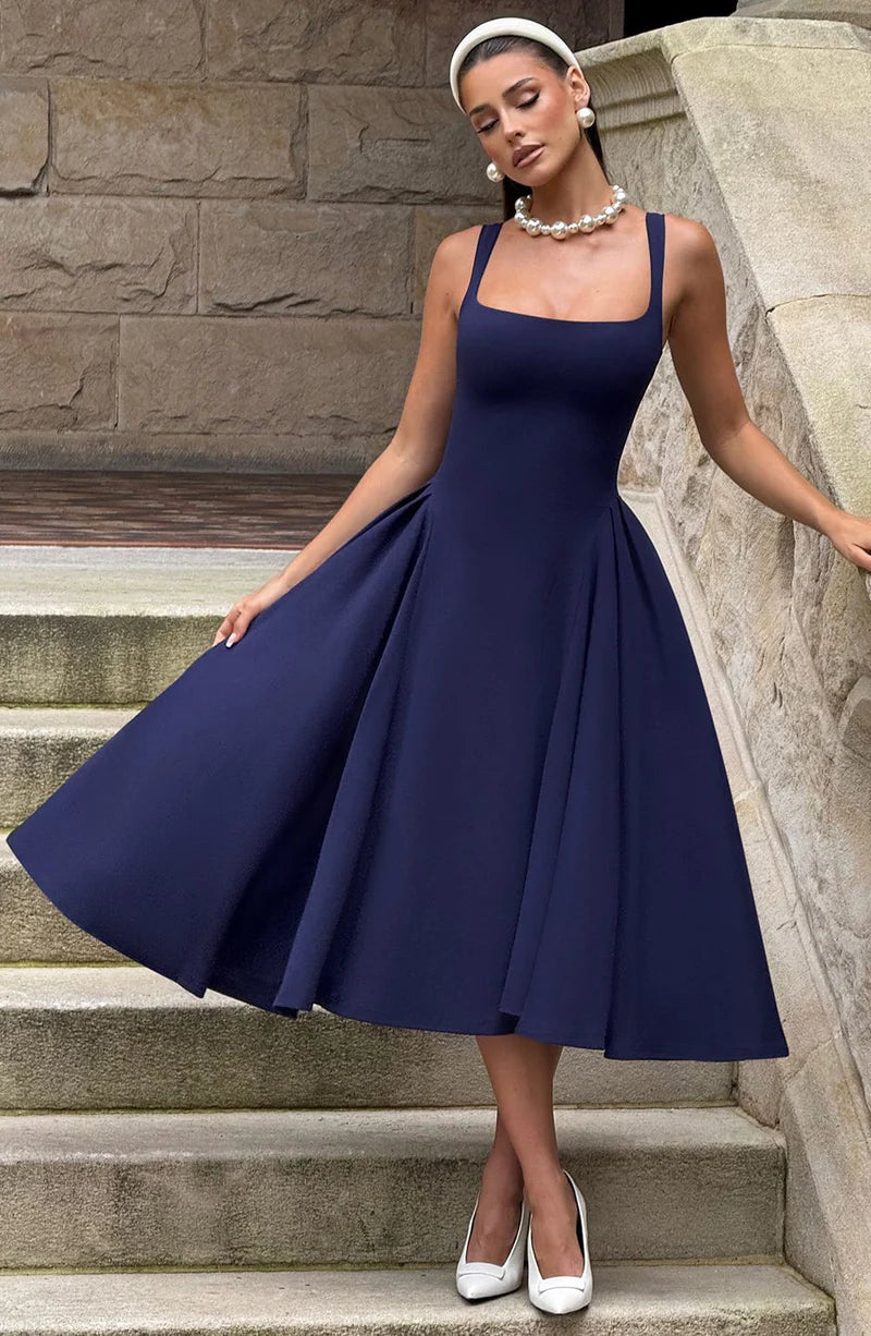 Adjustable strap dress